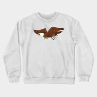 american eagle fisherman in flight Crewneck Sweatshirt